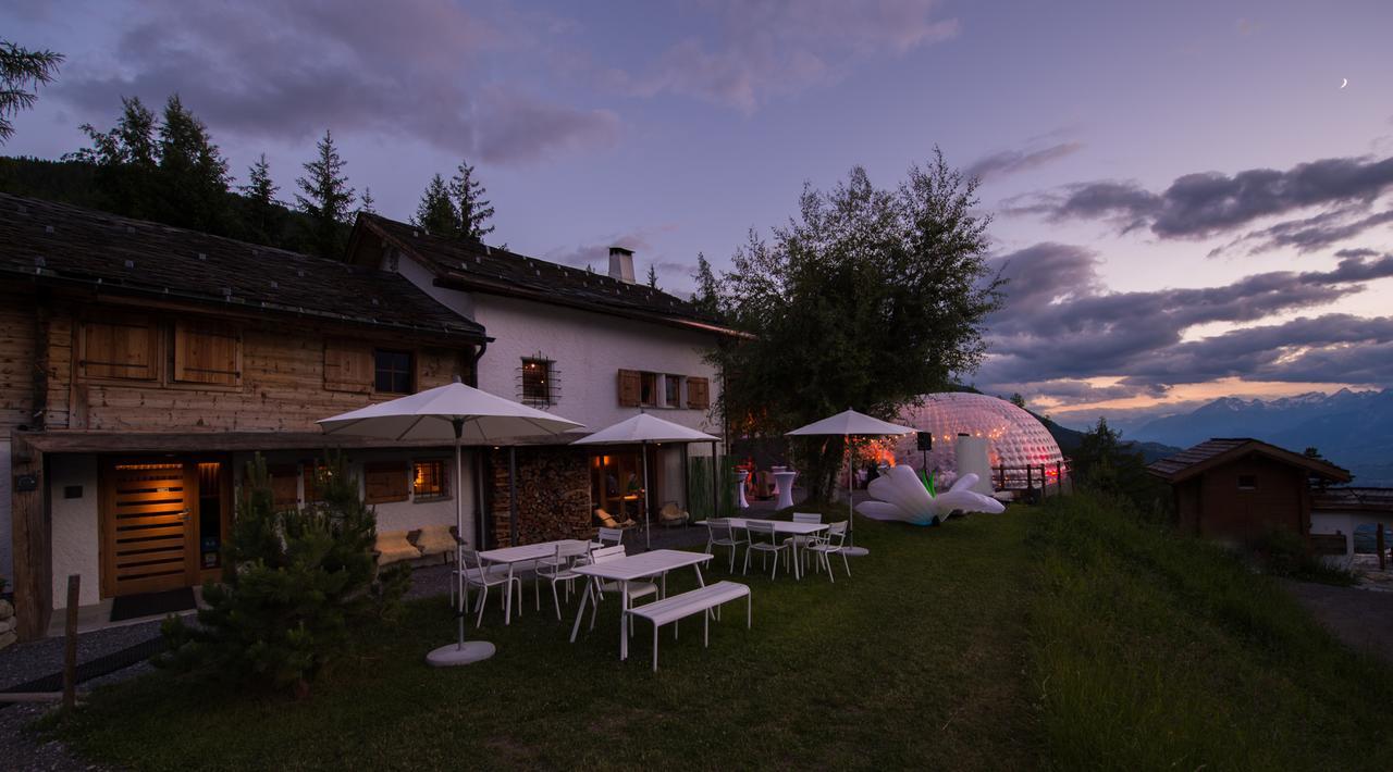 Les Mazots De La Source & Spa Vercorin Exterior photo